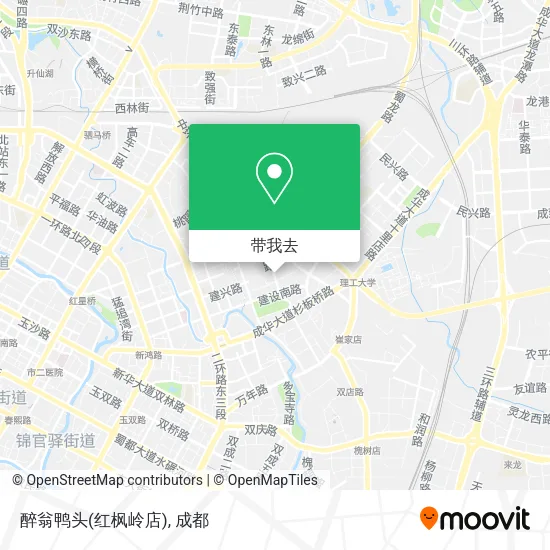 醉翁鸭头(红枫岭店)地图