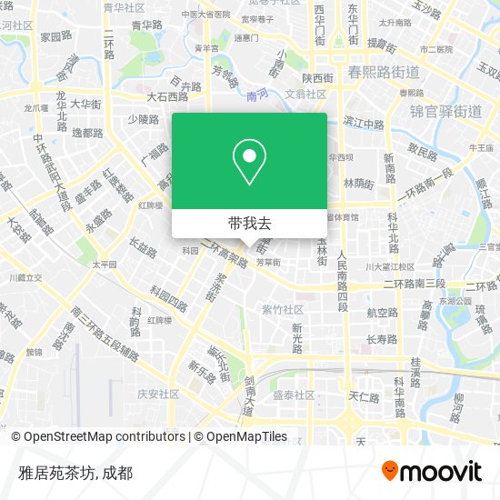 雅居苑茶坊地图