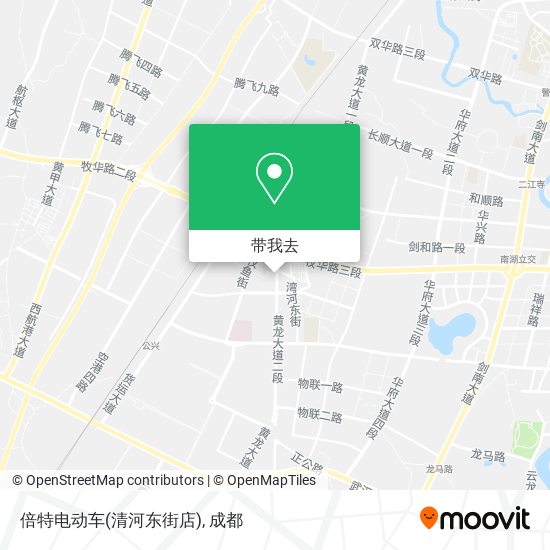 倍特电动车(清河东街店)地图
