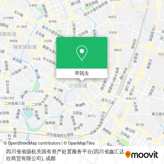 四川省省级机关国有资产处置服务平台(四川省鑫汇达欣商贸有限公司)地图
