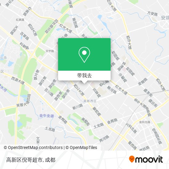 高新区倪哥超市地图