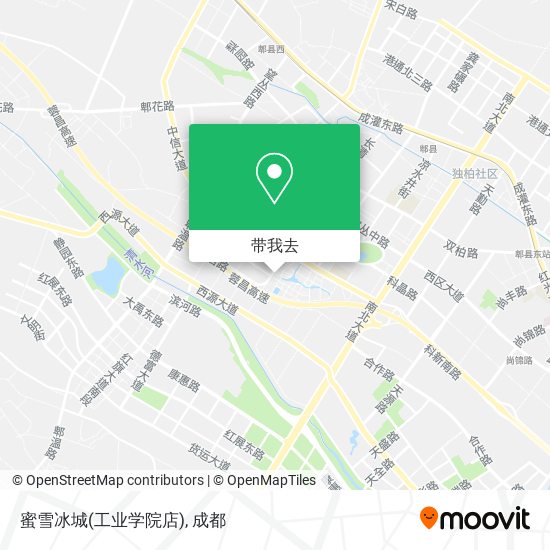 蜜雪冰城(工业学院店)地图
