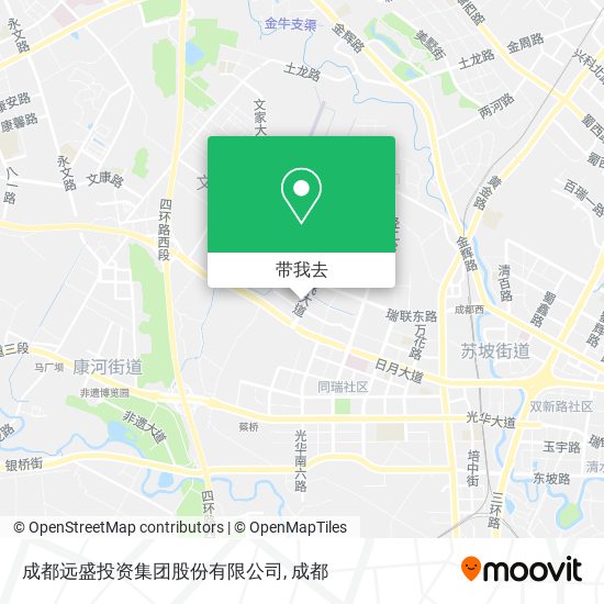 成都远盛投资集团股份有限公司地图