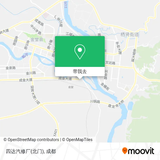 四达汽修厂(北门)地图