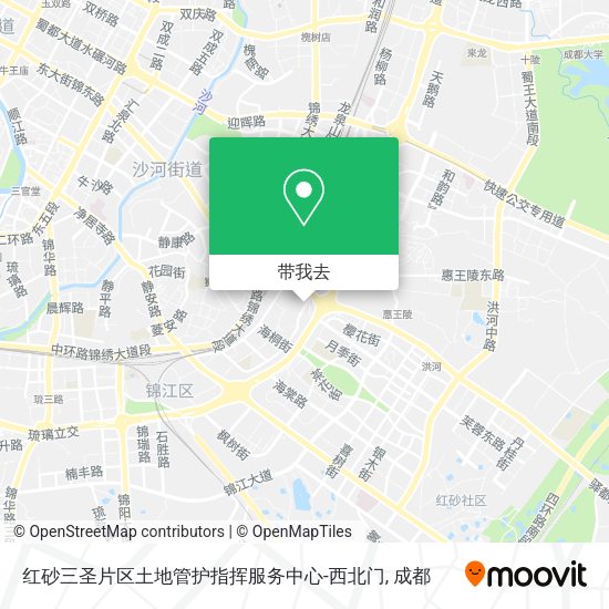 红砂三圣片区土地管护指挥服务中心-西北门地图