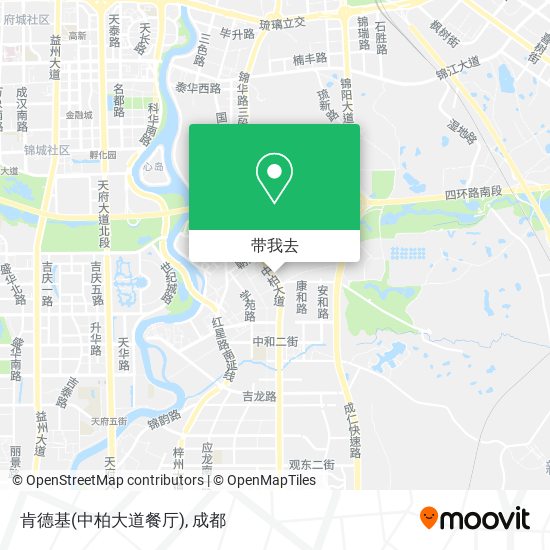 肯德基(中柏大道餐厅)地图
