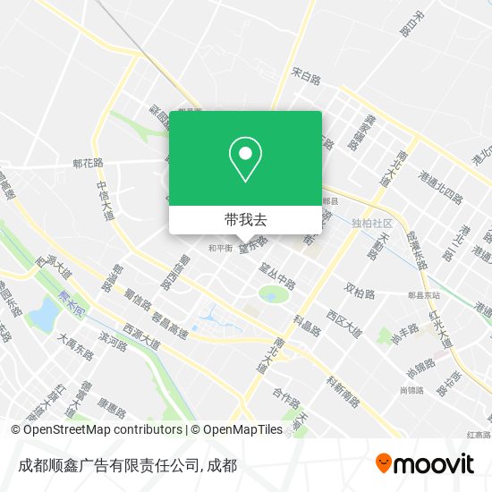 成都顺鑫广告有限责任公司地图