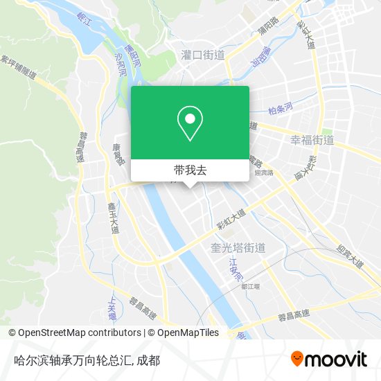 哈尔滨轴承万向轮总汇地图