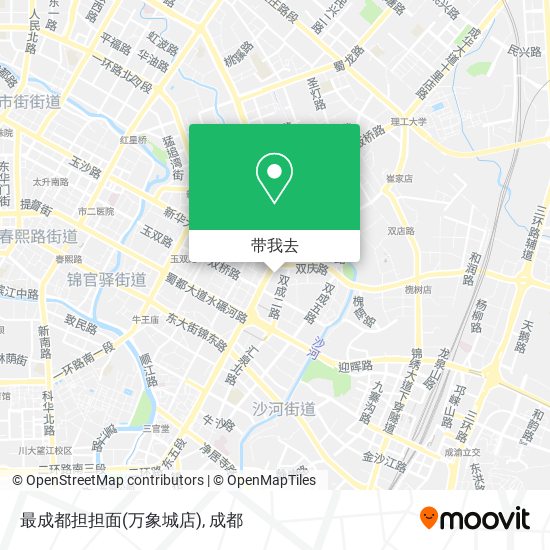 最成都担担面(万象城店)地图