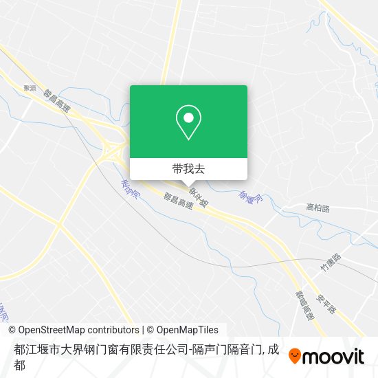 都江堰市大界钢门窗有限责任公司-隔声门隔音门地图