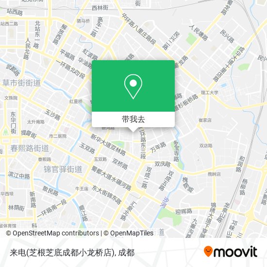 来电(芝根芝底成都小龙桥店)地图