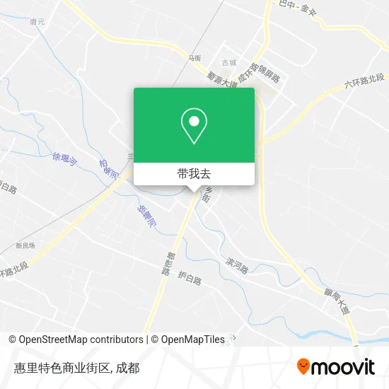 惠里特色商业街区地图
