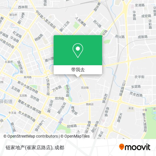 链家地产(崔家店路店)地图