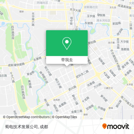 蜀电技术发展公司地图