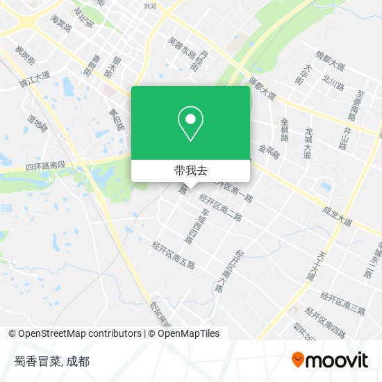 蜀香冒菜地图