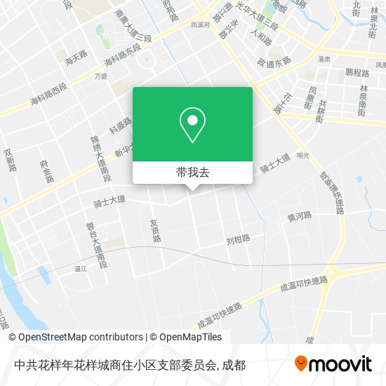 中共花样年花样城商住小区支部委员会地图