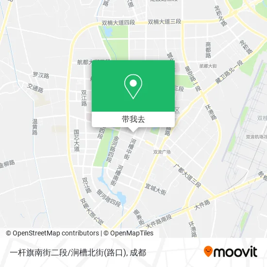 一杆旗南街二段/涧槽北街(路口)地图