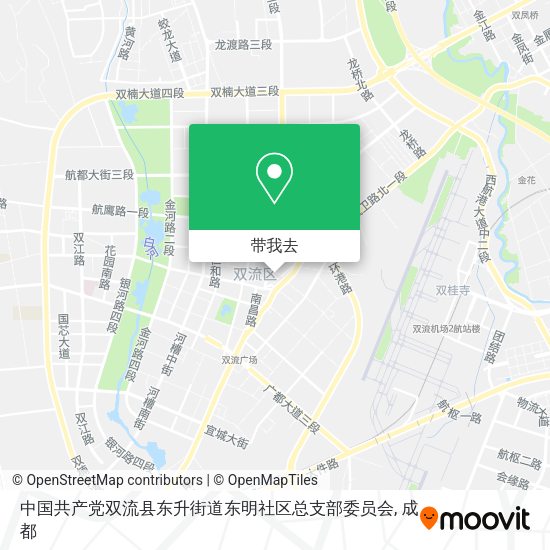 中国共产党双流县东升街道东明社区总支部委员会地图