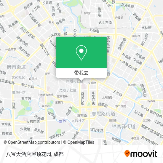 八宝大酒店屋顶花园地图