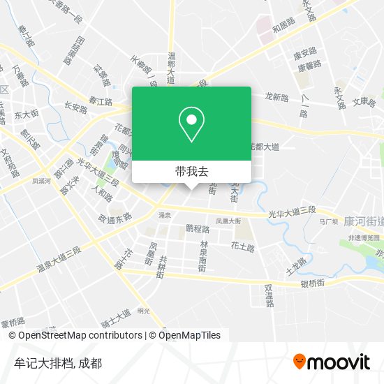 牟记大排档地图