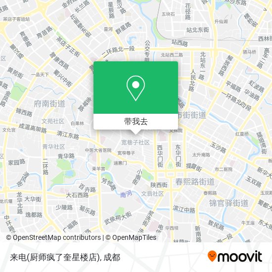 来电(厨师疯了奎星楼店)地图