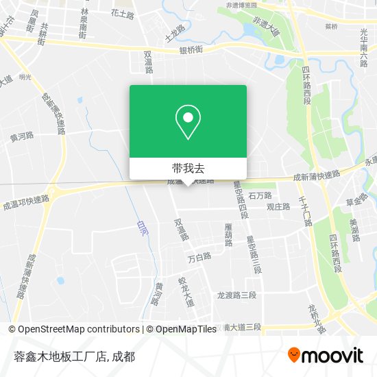 蓉鑫木地板工厂店地图