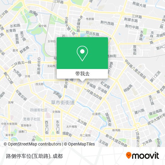 路侧停车位(互助路)地图