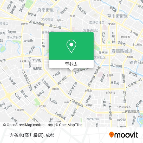 一方茶水(高升桥店)地图