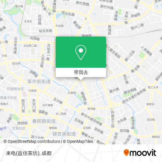 来电(益佳茶坊)地图