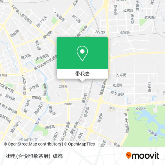 街电(合悦印象茶府)地图