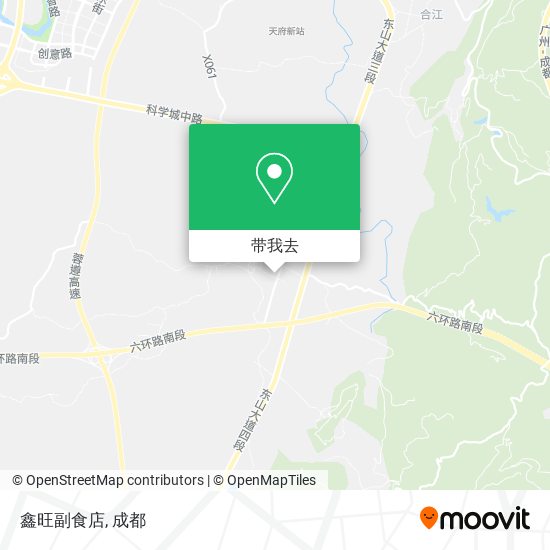 鑫旺副食店地图