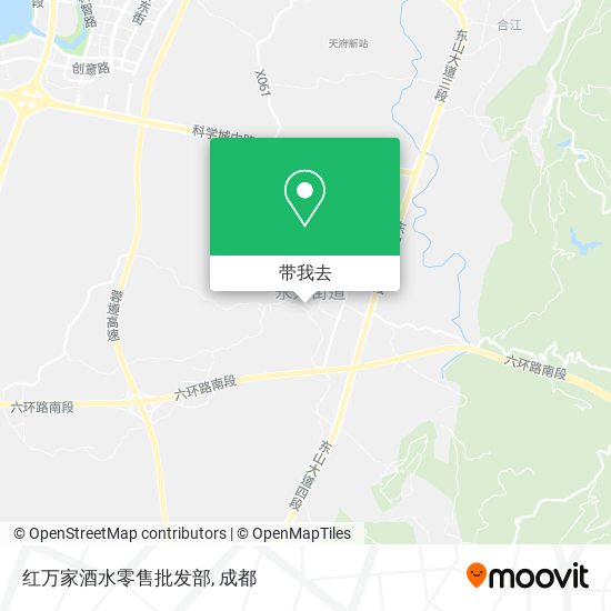 红万家酒水零售批发部地图