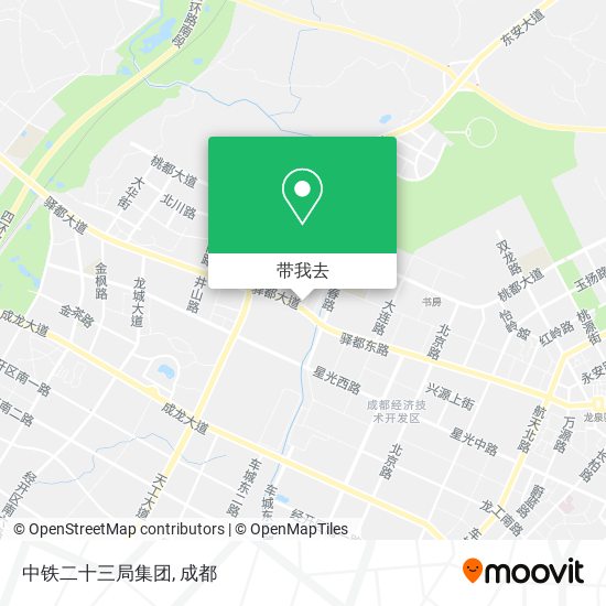 中铁二十三局集团地图