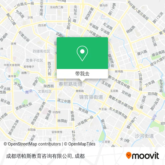 成都塔帕斯教育咨询有限公司地图