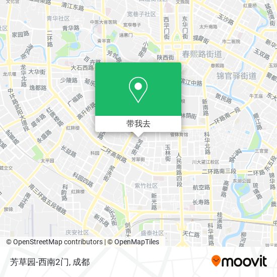 芳草园-西南2门地图