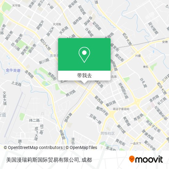 美国漫瑞莉斯国际贸易有限公司地图