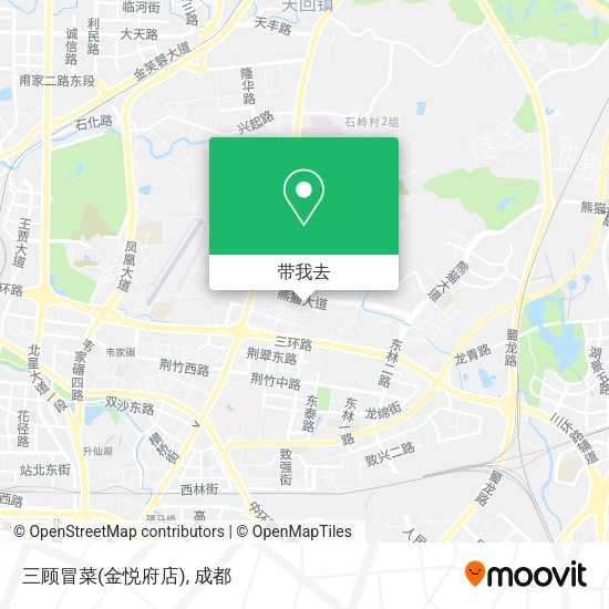 三顾冒菜(金悦府店)地图