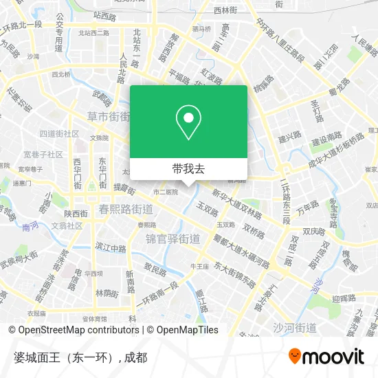 婆城面王（东一环）地图