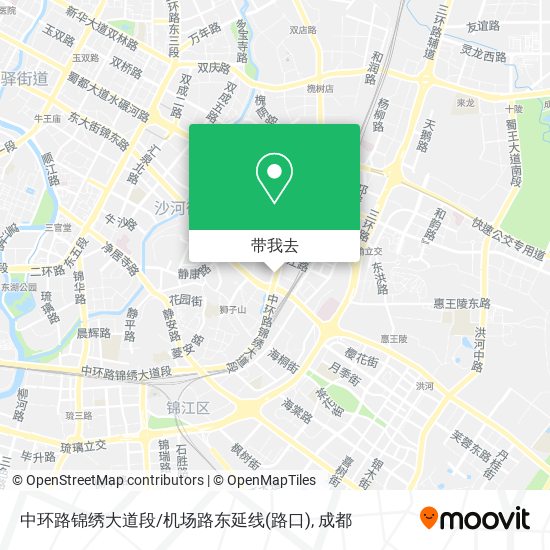 中环路锦绣大道段/机场路东延线(路口)地图