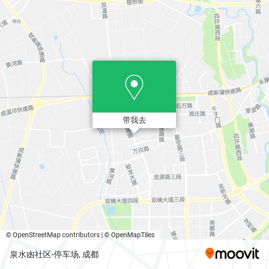 泉水凼社区-停车场地图