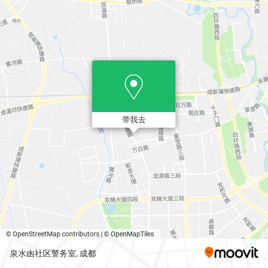 泉水凼社区警务室地图
