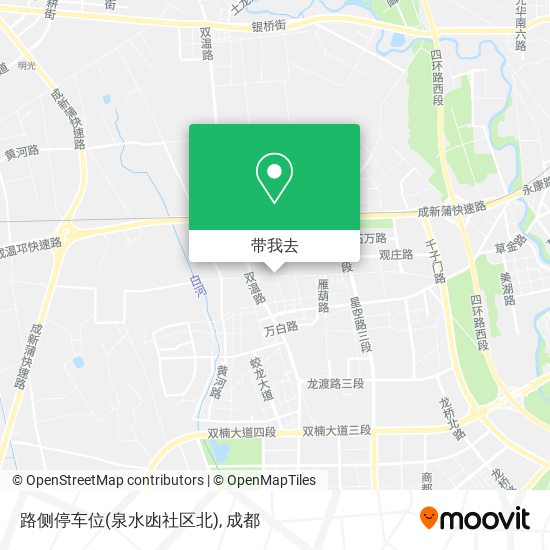 路侧停车位(泉水凼社区北)地图