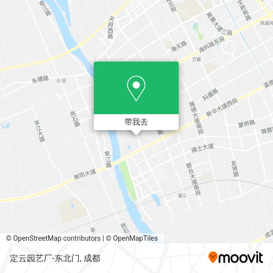 定云园艺厂-东北门地图