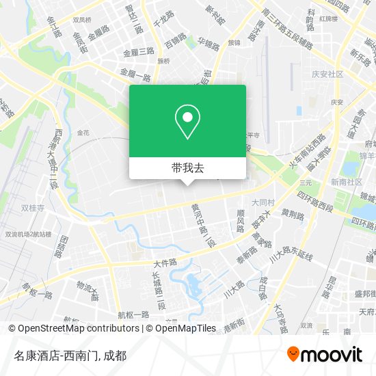 名康酒店-西南门地图