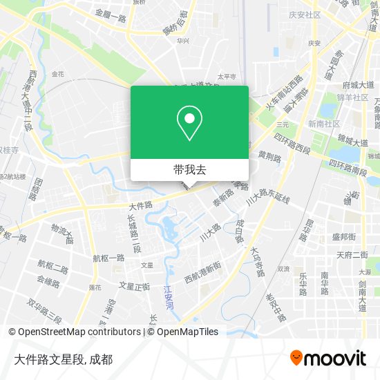 大件路文星段地图