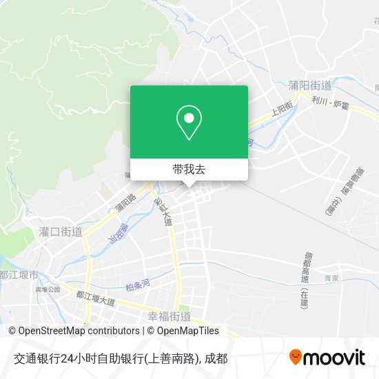 交通银行24小时自助银行(上善南路)地图