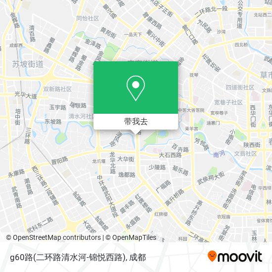 g60路(二环路清水河-锦悦西路)地图