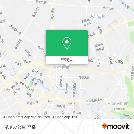 喷泉办公室地图