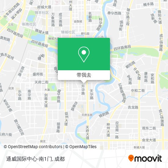 通威国际中心-南1门地图