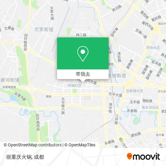 很重庆火锅地图